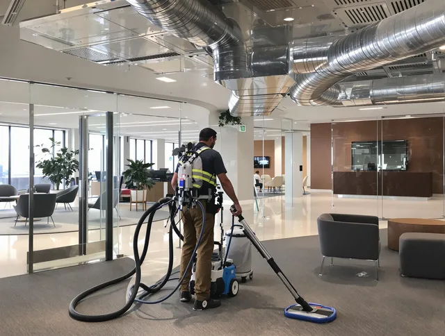 Commercial duct cleaning service by Somerset Air Duct Cleaning in Somerset